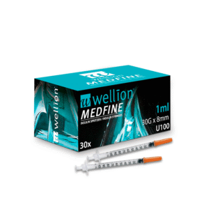Wellion MEDFINE insulin syringes