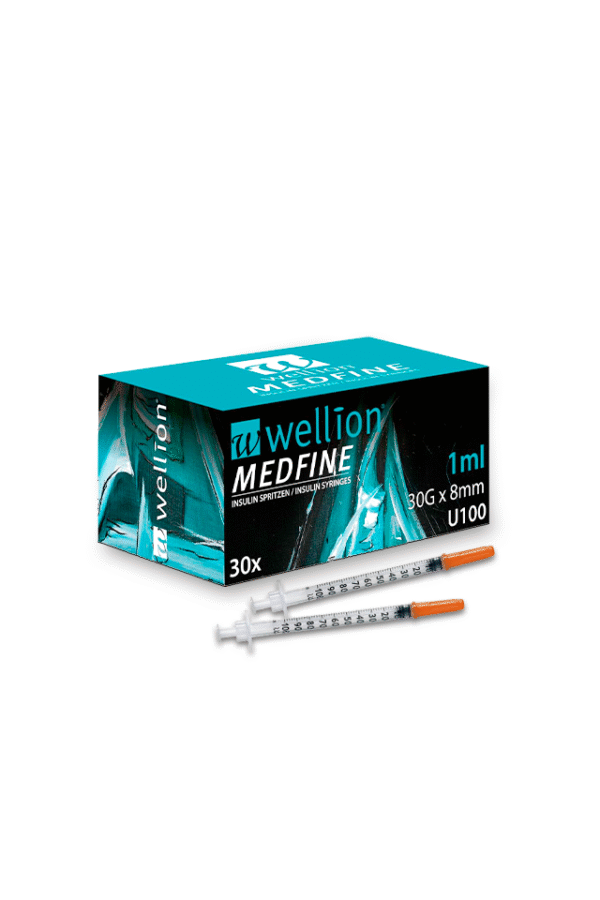 Wellion MEDFINE insulin syringes