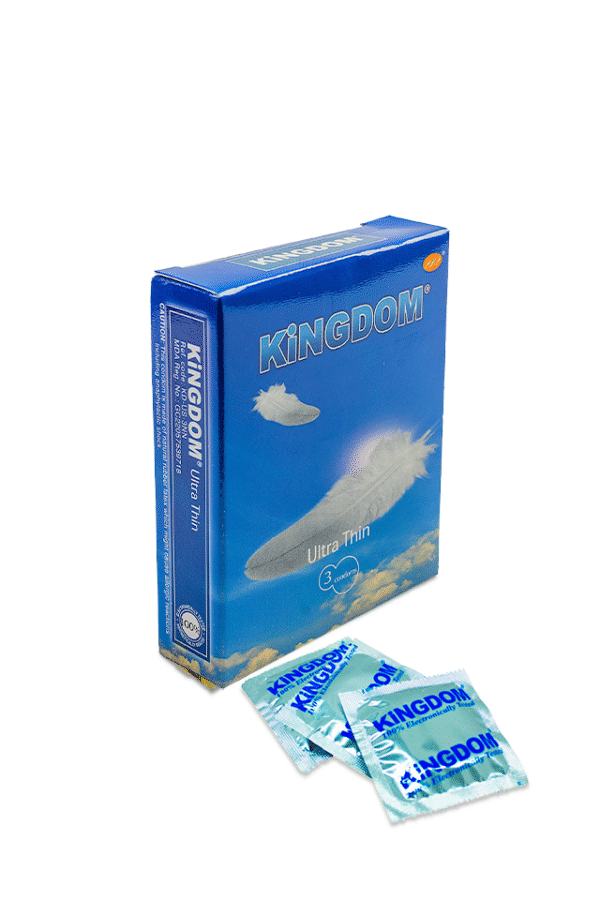 Kingdom Ultra Thin condom pack of 3 pcs