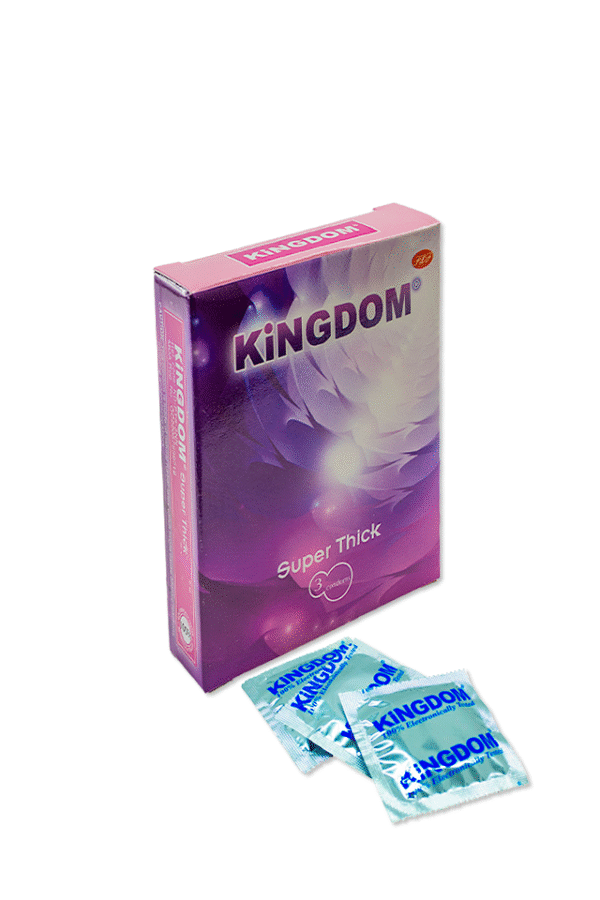 Kingdom Super Thick condom pack of 3 pcs